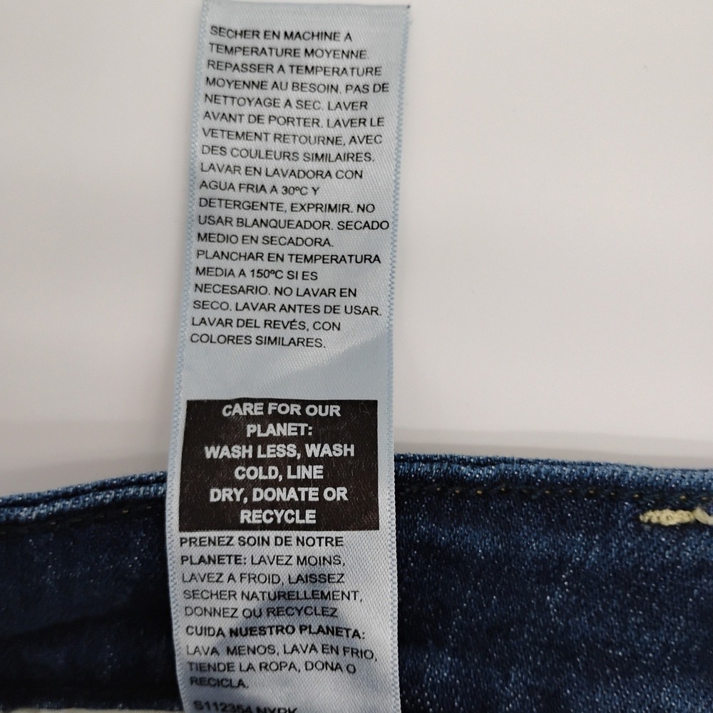 Signature by Levi Strauss Gold Label Mid-Rise Straight Jeans Blue 16M 94442-0080 - Picture 5 of 14